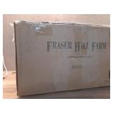 2 ft. Prelit Boxwood Porch Artificial Christmas Tree with Black Pot and Warm White Lights