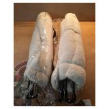 Butterfly Dorm Chair Faux Shearling Cream - Room Essentials (Set of 2) - Retail: $86