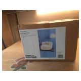 Memory Foam Filled Bean Bag Chair with Corduroy Cover Cream - Room Essentials - Retail: $85