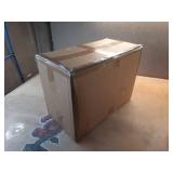 Memory Foam Filled Bean Bag Chair with Corduroy Cover Cream - Room Essentials - Retail: $85