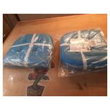 Sweet Home 4-Pack U-Shaped Memory Foam No-Slip Back Chair Cushions, Turquiose