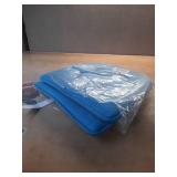 Sweet Home Collection Chair Cushion Memory Foam Pads Tufted Slip Non Skid Rubber Back U-Shaped 17  x 16  Seat Cover  2 Count (Pack of 1)  Turquoise - Retail: $16