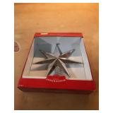 11.5" Mirrored 7-Point Star Christmas Tree Topper Silver - Wondershop