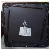 Peakform 34"x 34" Folding Card Table Black (SEE DETAILS)