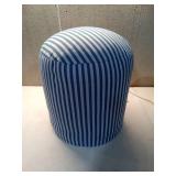 Pouf Striped Blue - Room Essentials