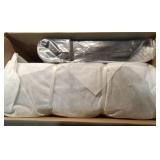 Memory Foam Filled Bean Bag Chair with Corduroy Cover Cream - Room Essentials - Retail: $85