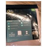 Serta F/Q SuperSoft 3 PIECE Cooling Duvet Set