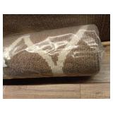 Maples Rugs Transitional Fretwork CafÃ© Tan Indoor Long Runner Rug  2 6  x 10 - Retail: $55