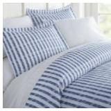 Home Collections Premium Soft Rugged Stripes Duvet Cover Set King/California King