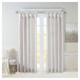 Pack of 3 ,Madison Park Emilia Twist Tab Lined Window Curtain Panel in Silver  50 x84