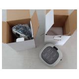 Hunter Set of 2 Plug-in Space Heater with Digital Display - Retail: $24