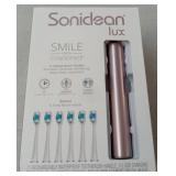 Soniclean Lux Electric Toothbrush Set with 6 Brush Heads - Retail: $89