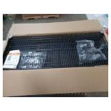 Black Anthracite 6-Tier Steel Wire Shelving Unit (48 in. W x 77 in. H x 18 in. D) - Retail: $230