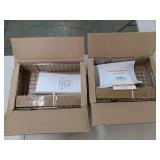 17.7 in. x 11.5 in. 2-pack Single Sliding Drawer  - Retail: $51