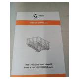 17.7 in. x 11.5 in. 2-pack Single Sliding Drawer  - Retail: $51