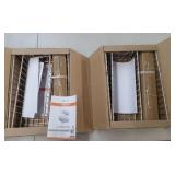 TRINITY - Sliding Undersink Organizer | Chrome - Chrome 2-pack  - Retail: $159