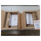 17.7 in. x 11.5 in. Single Sliding Drawer 2-pack  - Retail: $51