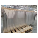 Trinity 72-inch Stainless Steel Rolling Workbench - Retail: $1,101 - Missing 1 Hinge Pin - Dings - See Photos/Inspection