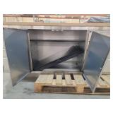 Trinity 72-inch Stainless Steel Rolling Workbench - Retail: $1,101 - Missing 1 Hinge Pin - Dings - See Photos/Inspection