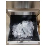 Trinity 72-inch Stainless Steel Rolling Workbench - Retail: $1,101 - Missing 1 Hinge Pin - Dings - See Photos/Inspection