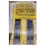 Industrial Security Gate with Wheels - Retail: $225