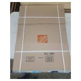 The Home Depot 24 in. L x 24 in. W x 34 in. D Wardrobe Box Moving Box - Retail: $23