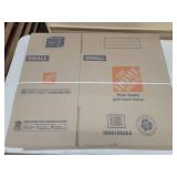 Set of [20] 17 in. L x 11 in. W x 11 in. D Small Moving Shipping and Packing Box with Handles - Retail: $40