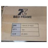 Bed Frame - Full Size Platform - 2 Box  - Retail: $0
