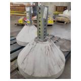 Set of [2] Industrial Storage Rack Base Supports - Retail: $75