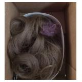 Light Brown Twin Clip Soft Curl Hair Extension - Retail: $25