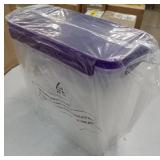 Lock & Lock 3-Piece Nestable Storage Containers - Amethyst