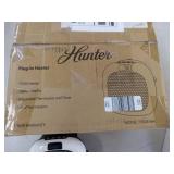Hunter 750W Plug-in Space Heater with Digital Display - Retail: $29