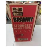Brawny Paper Towels Family Pack - 12 Regular Rolls
