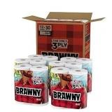 Brawny Paper Towels Family Pack - 12 Regular Rolls