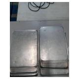 Commercial Aluminum Sheet Pans - Bulk Set of 8- 12