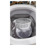 Portable Washing Machine, 15L Mini Collapsible Washer with 3 Cleaning Modes for Baby Clothes, Underwear, Small Foldable Laundry for Travel Apartment Home Dorm Hotel Camping (White+Grey) - Retail: $0