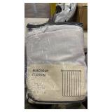 INOVADAY Pinch Pleated Blackout Curtains 84 Inch Length 2 Panels Set, 100% Blackout Curtains for Bedroom/Living Room,Thermal Insulated Linen Blackout Curtain Pinch Pleat Drapes - W40xL84,Beige White -