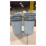 Set of 8 plastic waste bin no lids  - Retail: $0