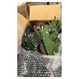 7FT Lighted Artificial Palm Tree with Three Trunks and Upgraded 260 LED Lights - Outdoor/Indoor Use, Perfect for Tiki Bars, Patios, Homes, Offices, Beaches, Yards Pool and Cruise Party - Retail: $0