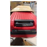 Red GinzaTravel Bright Color ABS material TSA Combination Lock Spinner Wheels Carry-on 20inch suitcase (RED) - Retail: $0