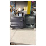 Two different sized paper towel dispensers (non automated) - Retail: $75