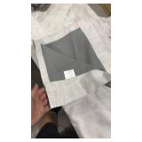 100% Blackout Shield Linen Blackout Curtains for Bedroom 84 Inches Long, Back Tab/Rod Pocket Living Room Drapes, Thermal Insulated Blackout Curtains 2 Panels Set, 50\" W x 84\" L, Cream - Retail: $0