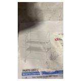 Vimexciter Dumbbell Rack, Training Equipment Storage Cart with Hooks and Wheels for Yoga Brick, Mat, Block, Roller, Dumbbell, Weight, Kettlebell, Resistance Band and More for Home Gym Workout - Retail