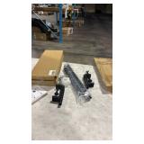 3pack of 32-64 Inch Length Over The Table Rod Stand with Clamps, Adjustable Metal Balloon Flower Decorating Arch for Wedding, Birthday, Party Decoration, Black - Retail: $0