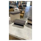 3 Tiers Dog Steps, Easy Storage Climbing Step Stairs for Couch Beds (Grey) - Retail: $0