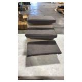 3 Tiers Dog Steps, Easy Storage Climbing Step Stairs for Couch Beds (Grey) - Retail: $0