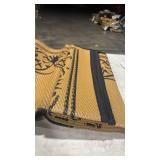 Outdoor Rug 8 x 10 ft, Reversible Plastic Straw Rug for Patio, Waterproof Large Outdoor Carpet for RV, Patio, Camping, Backyard, Deck, Picnic, Beach - Retail: $0