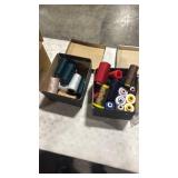 Sewing Embroidery Thread Kit, Each 800Y of Polyester Threads for Sewing Machine, All Purpose Color Sewing Thread of Polyester Threads for Sewing Machine, Hand Stitching, Quilting, Serger - Retail: $0