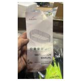 A ANLEOLIFE 8x4x2ft Galvanized Raised Garden Bed Kit, Oval Metal Deep Root Planters for Outdoor Plants Vegetables Flowers Herb, Large Bottomless, 478 Gallon Capacity- Antique White - Retail: $0