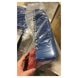 NOBPEINT Dining Chair Upholstered Fabric Dining Chairs with Copper Nails,Set of 2,Blue - Retail: $0